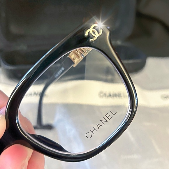 Authentic Chanel Clear Blue Light Glasses *FLOOR PRICE* - Picture 9 of 12